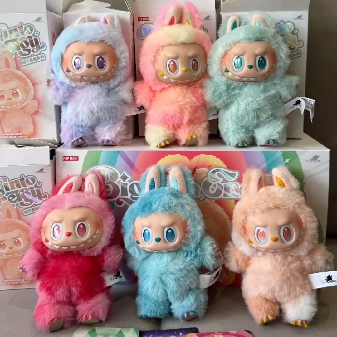 POP MART HAPPINESS Plush Doll Keychain – the Monsters Energy Series Collectible