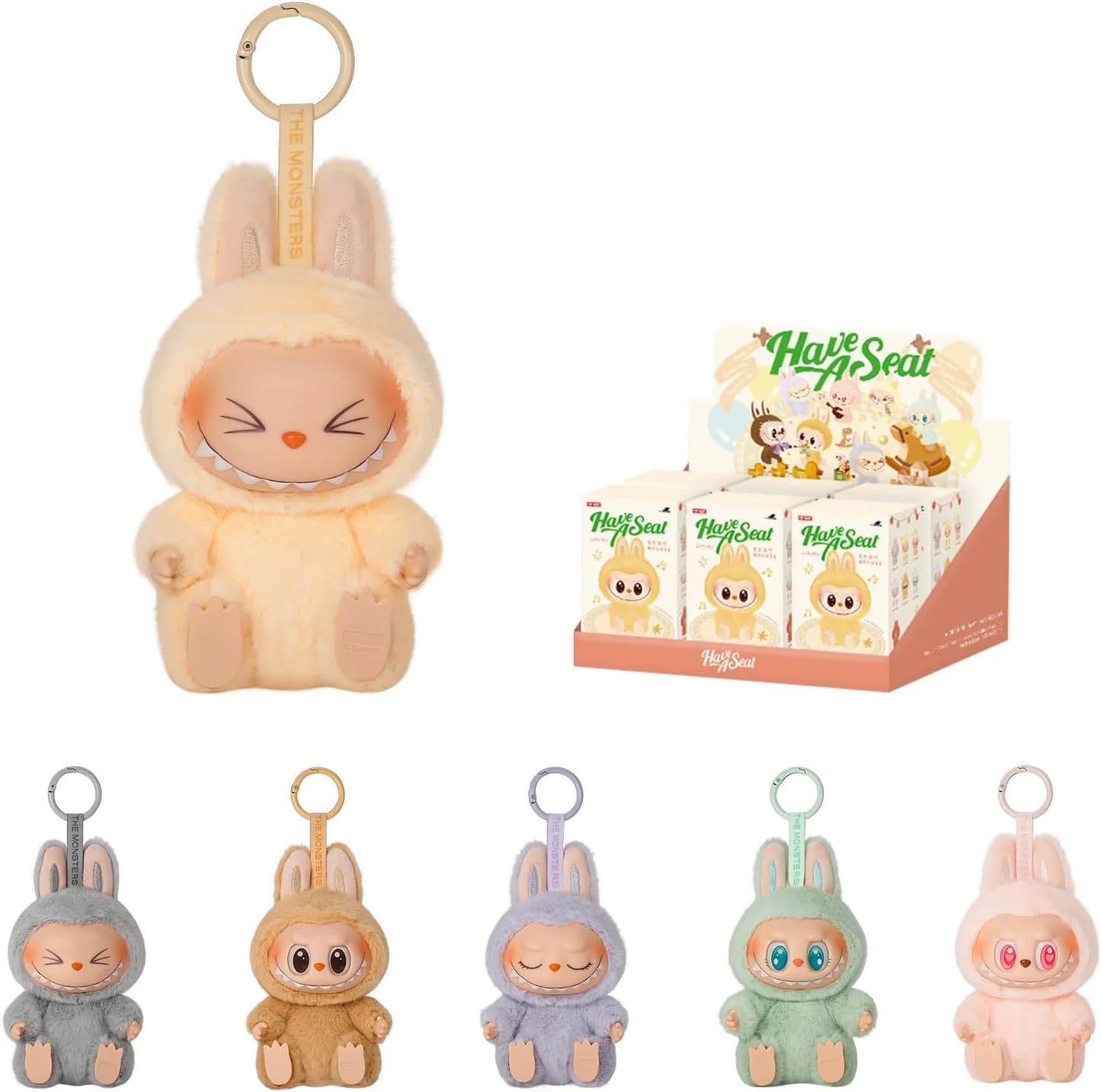 POP MART Doudou Doll Keychain β Limited Edition Collectible Toy from the Monsters Series