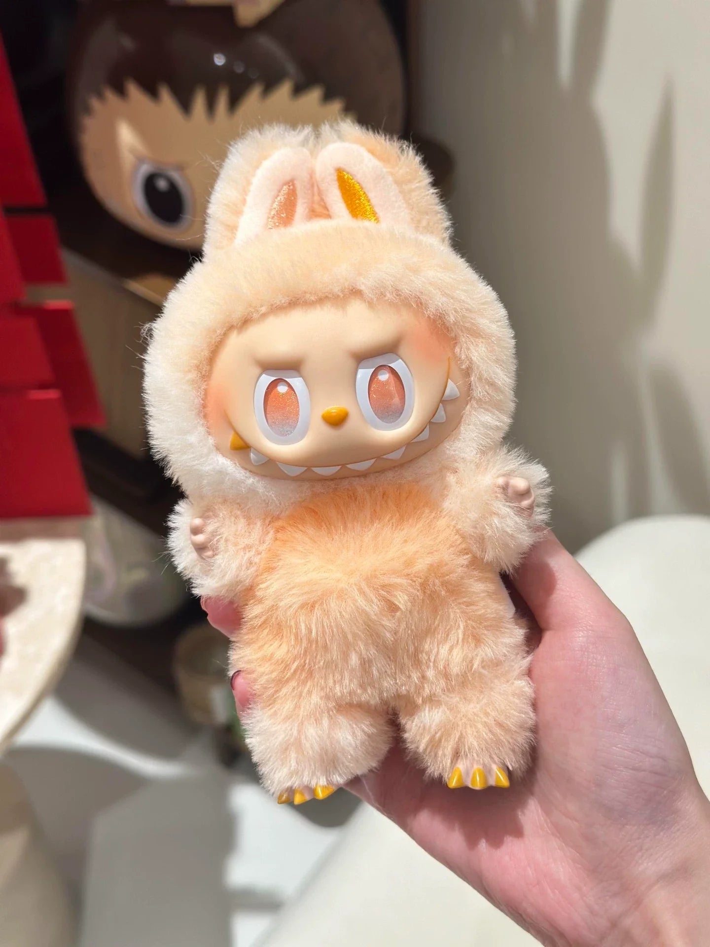 POP MART HAPPINESS Plush Doll Keychain – the Monsters Energy Series Collectible