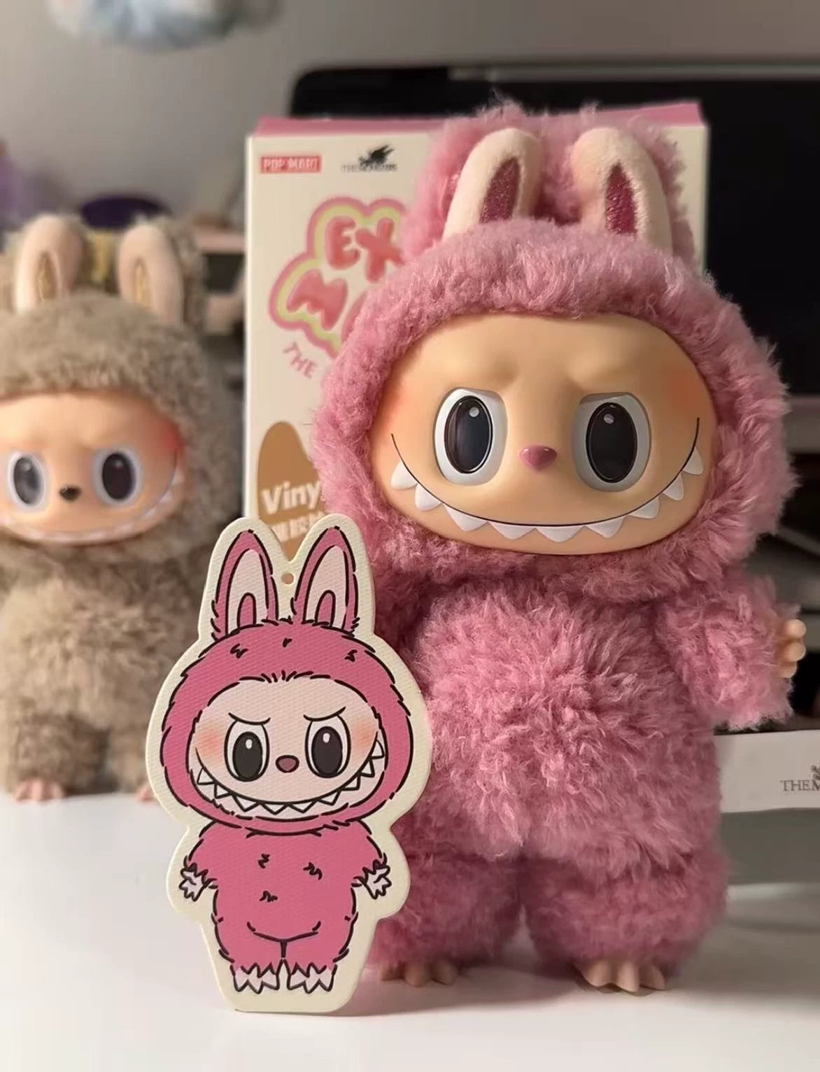 POP MART Lychee Berry Plush Keychain – the Monsters Series Vol. 1 Collectible