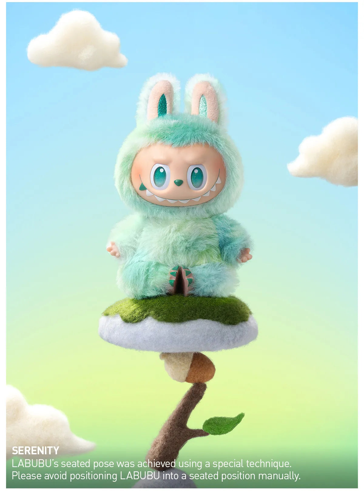 POP MART SERENITY Plush Doll Keychain – the Monsters Energy Series Limited Edition
