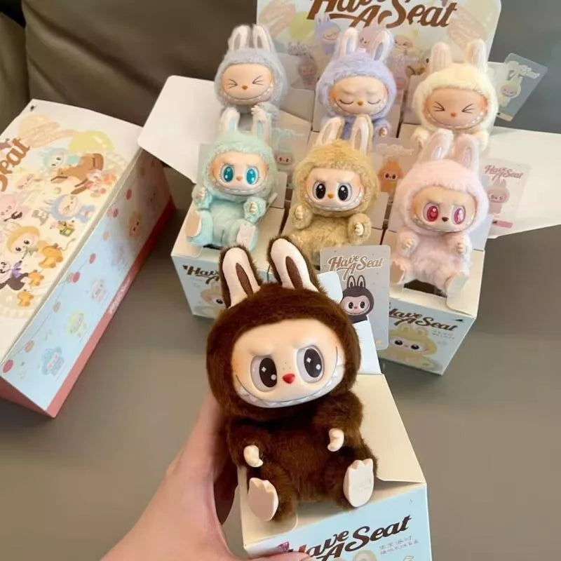 POP MART 7-Piece Doll Keychain Set – Limited Edition Collectible Keychains from the Monsters Series