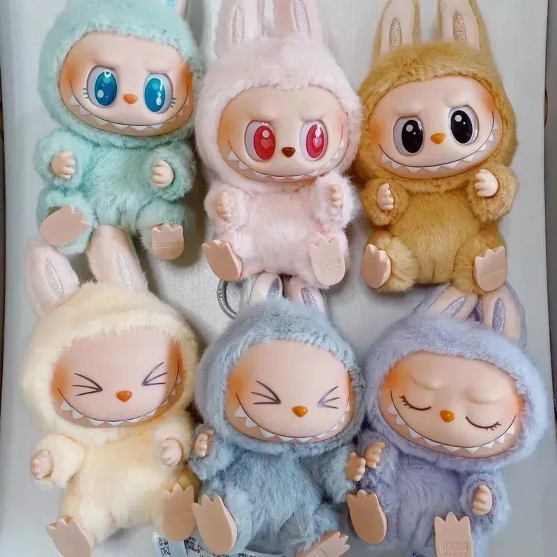 POP MART 7-Piece Doll Keychain Set – Limited Edition Collectible Keychains from the Monsters Series
