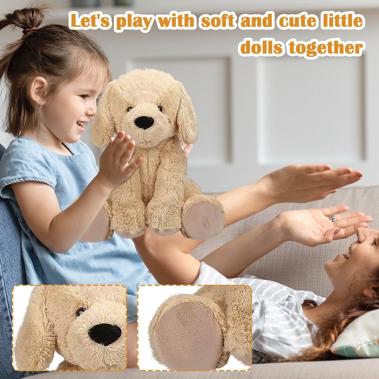 30Cm Jelly Cat Tilly Golden Retriever Plush Doll Stuffed Toy Kids Gift Birthday