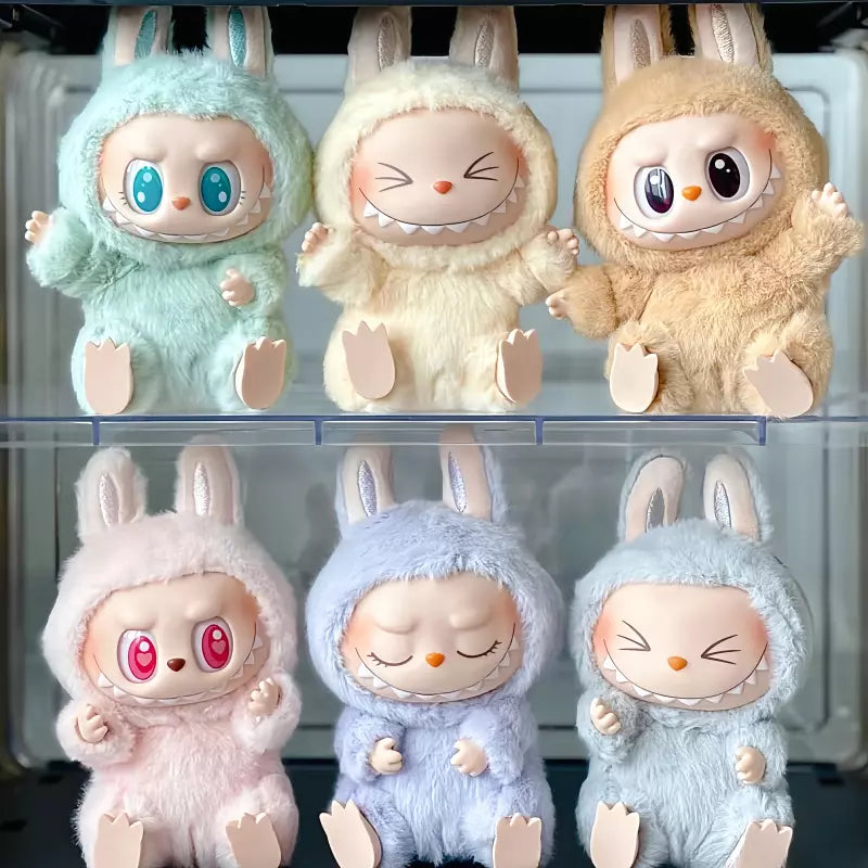 POP MART 7-Piece Doll Keychain Set – Limited Edition Collectible Keychains from the Monsters Series