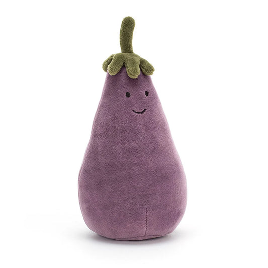 Jellycat Vivacious Aubergine Eggplant 17Cm