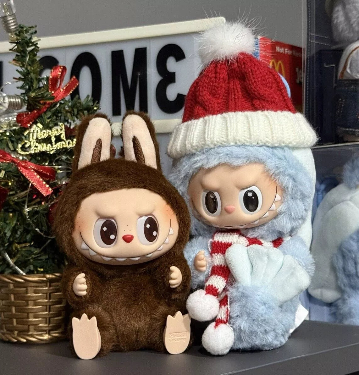 POP MART  Doudou Doll Keychain – Limited Edition Collectible Toy from the Monsters Series