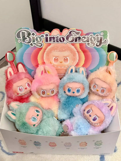 POP MART  Energy Series – Full 6-Piece Plush Keychain Set