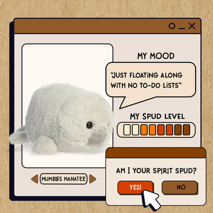 - Spudsters™ - 10" Mumbles Manatee™
