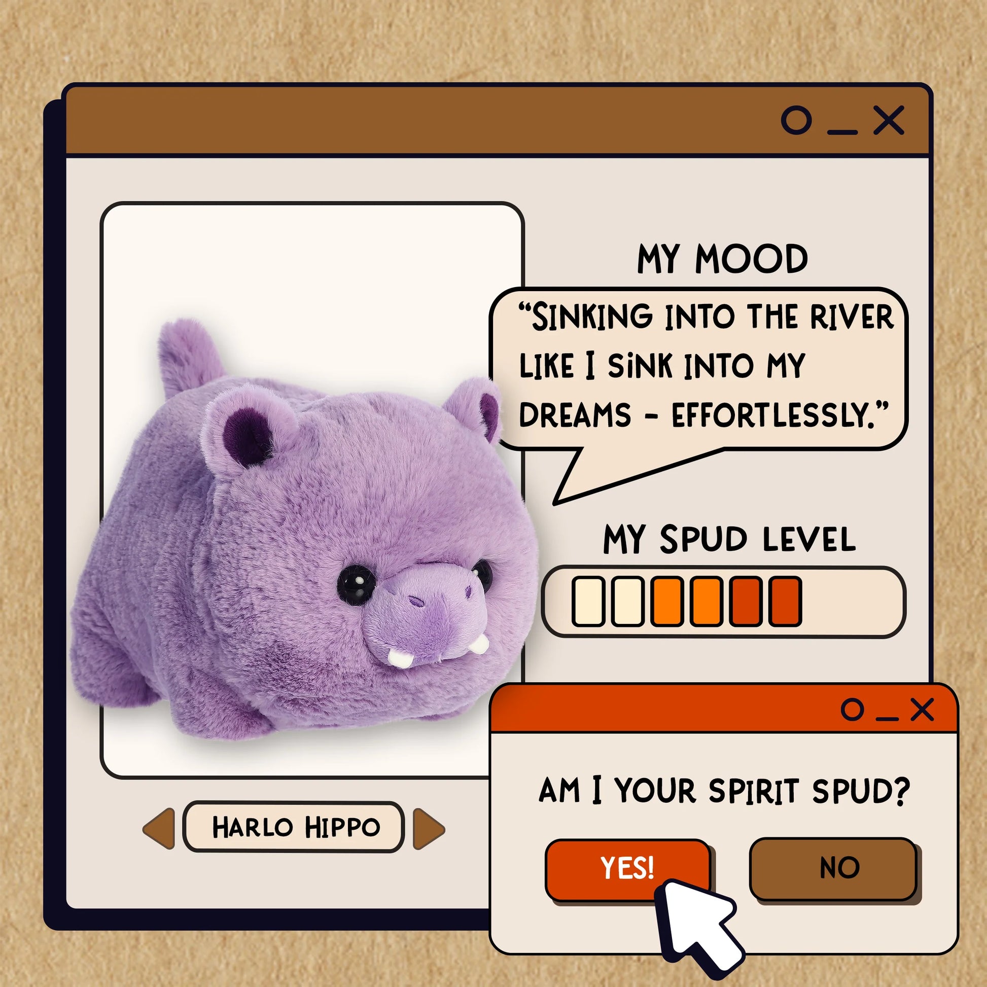 - Spudsters™ - 10" Harlo Hippo™